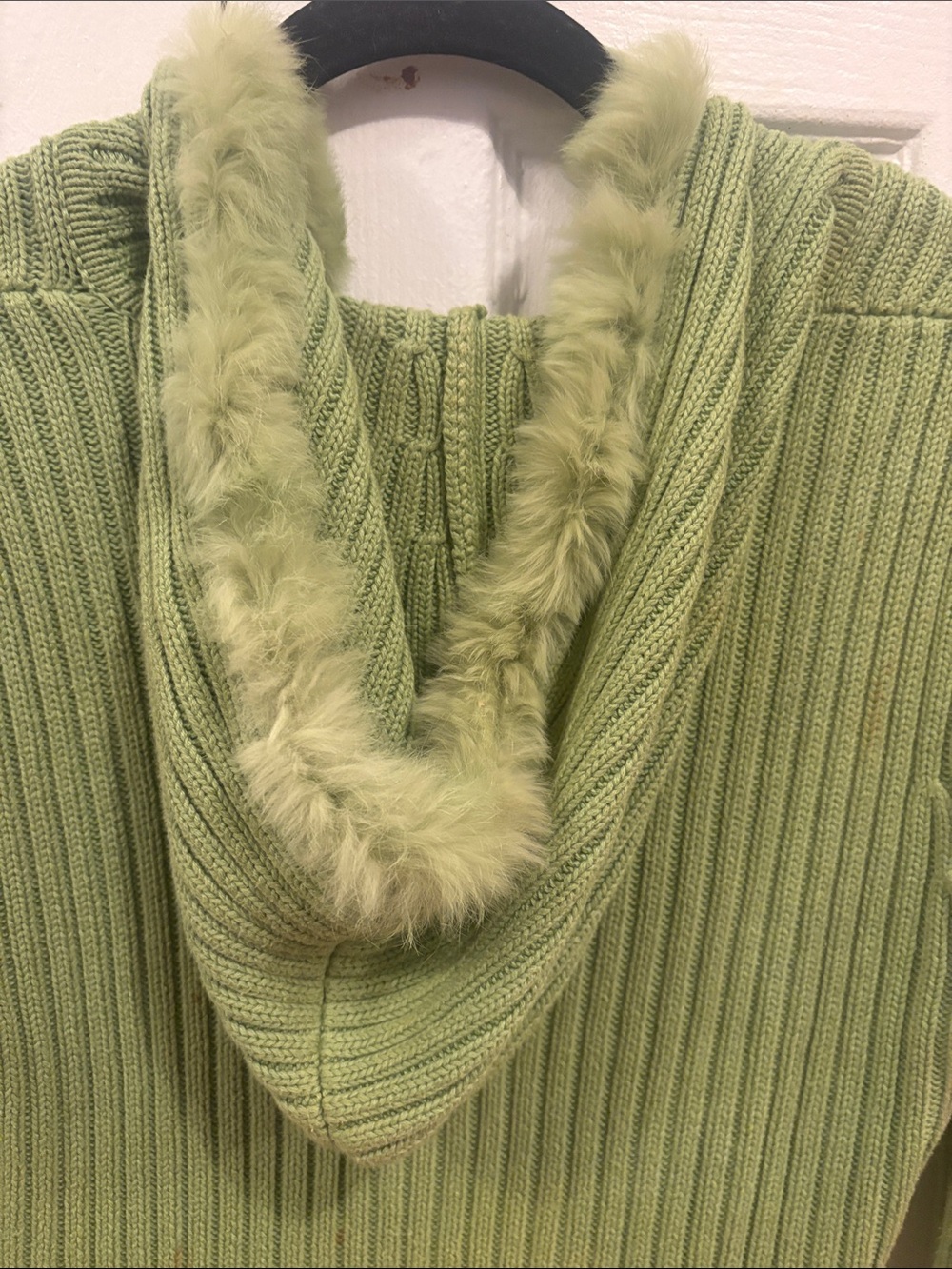 Point Zero Light Green Ribbed Zip-Up Cardigan - Picture 4 of 5